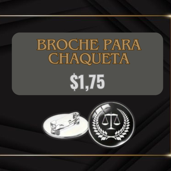 Broche Hecho de Aleación de Justicia