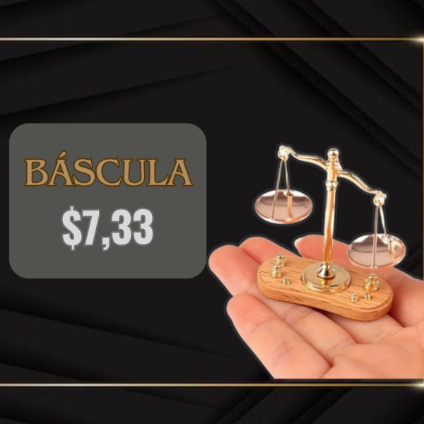 Balanza en Miniatura 3 Piezas