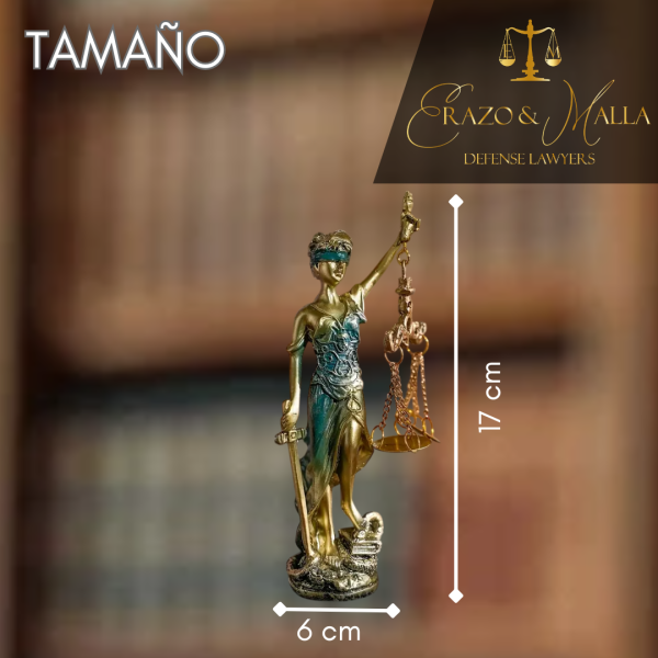 DIOSA DE LA JUSTICIA DE RESINA - Imagen 2