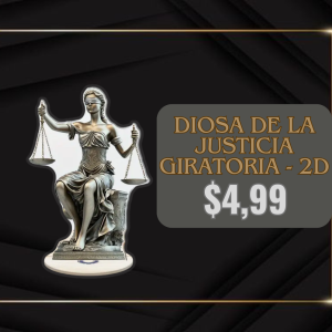 DIOSA DE LA JUSTICIA GIRATORIA - 2D