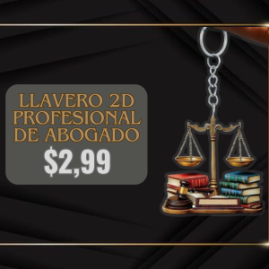 LLAVERO 2D PROFESIONAL DE ABOGADO