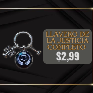 LLAVERO DE LA JUSTICIA COMPLETO