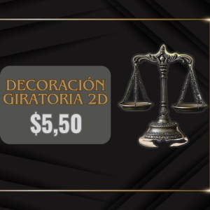 DECORACIÓN GIRATORIA 2D