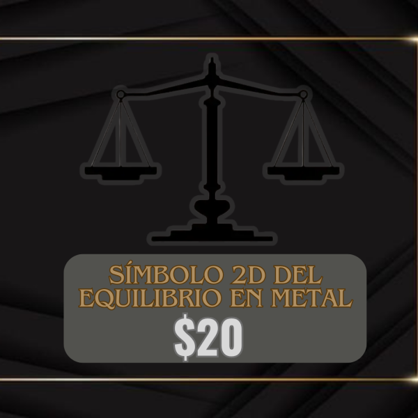 SÍMBOLO 2D DEL EQULIBRIO EN METAL
